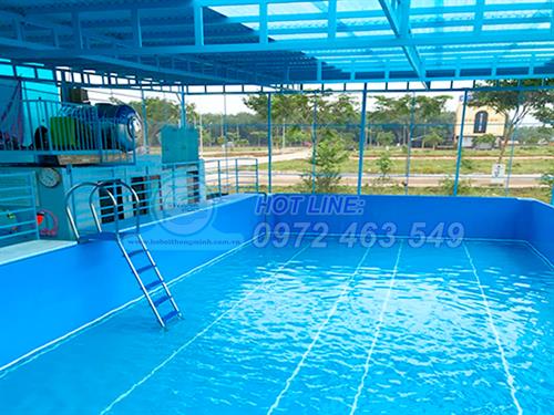 Thi Công Hồ bơi lắp ghép Đồng Nai - Dầu Giây - 6